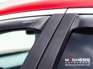 Maserati Grecale Exterior Door Pillars - Carbon Fiber - 6pc Set Maserati Grecale Exterior Door Pillars - Carbon Fiber - 6pc Set